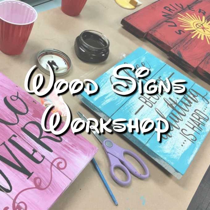 Wood sign Workshop