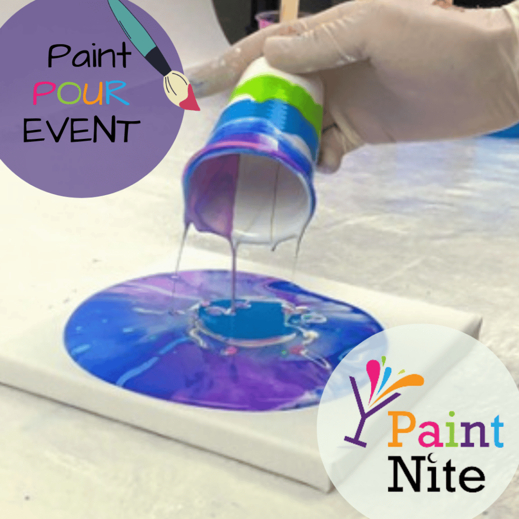 Paint Pouring - Paint Nite - Live Laugh Love Art – Sunriver